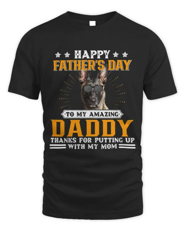 Happy Fathers Day Belgian Malinois Dog Dad Gifts For Men 278