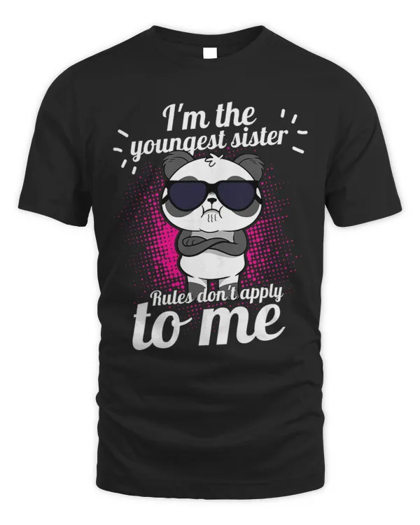 Im The Youngest Sister Panda Bear With Saying For Sister