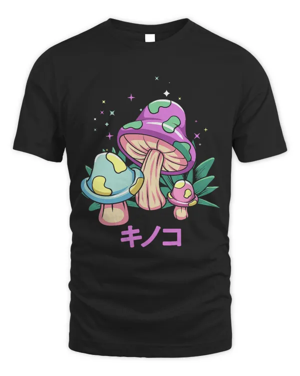Mushroom Pastel Psychedelic Goth Fungi Shrooms Mycologist 537