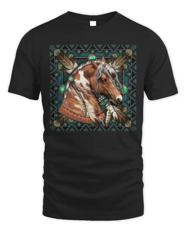 HORSE NATIVE, HORSE PATTERN TSHIRT