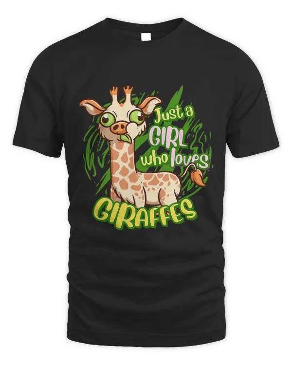 Cute Giraffe Just A Girl Who Loves Giraffes 7