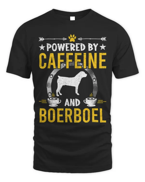 Powered By Caffeine and Boerboel Dog Lovers