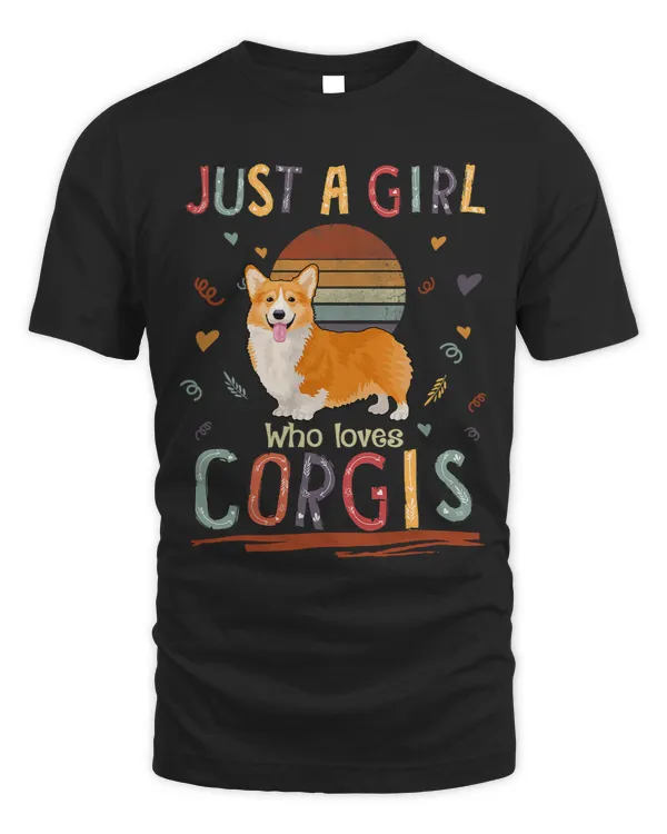Cute Just A Girl Who Loves Corgis555