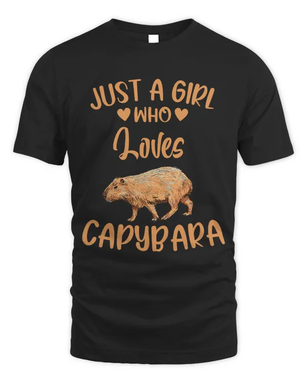 Funny capybara Quote Just a girl who loves Capybaras 197
