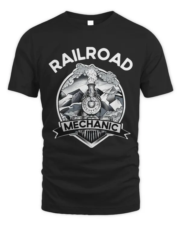 Railroad Mechanic Goth Train Track Repair Work Construction