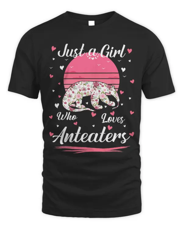 Just A Girl Who Loves Anteaters Funny Anteater Lover Kids 32