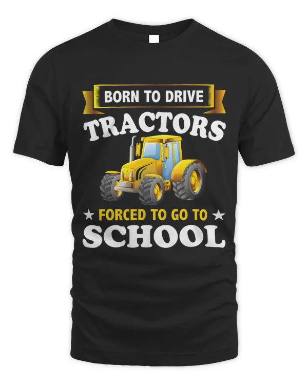 Funny Farmer Born to Drive Tractors Forced to Go to School