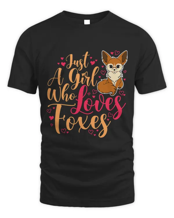 Just A Girl Who Loves Foxes Cute Animal Lover For Women 55