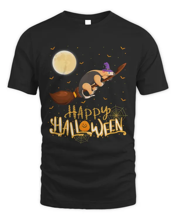 Funny Anteater Ride Witch Shotgun Anteater Halloween 274