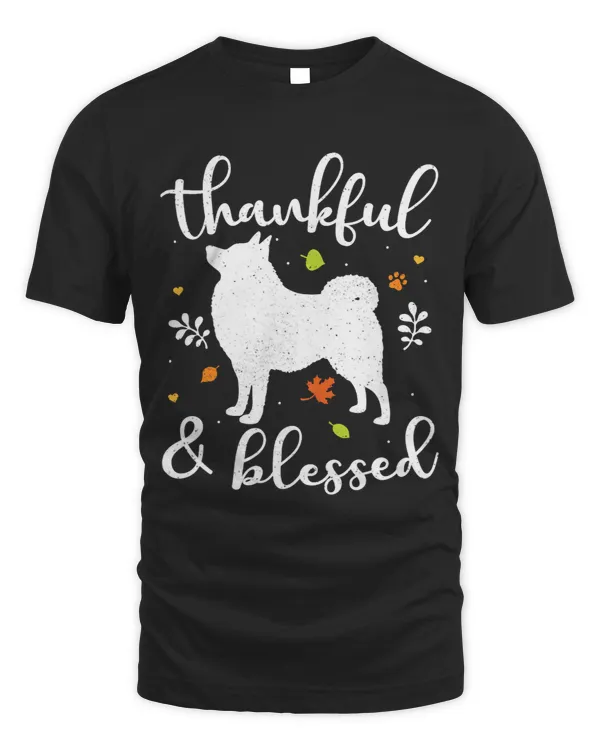 Schipperke Thanksgiving Dog Thankful Blessed Mom Gift 367