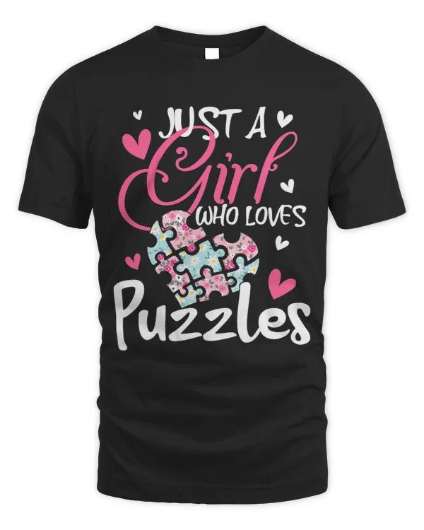 Just a Girl Who Loves Puzzles Jigsaw Puzzle