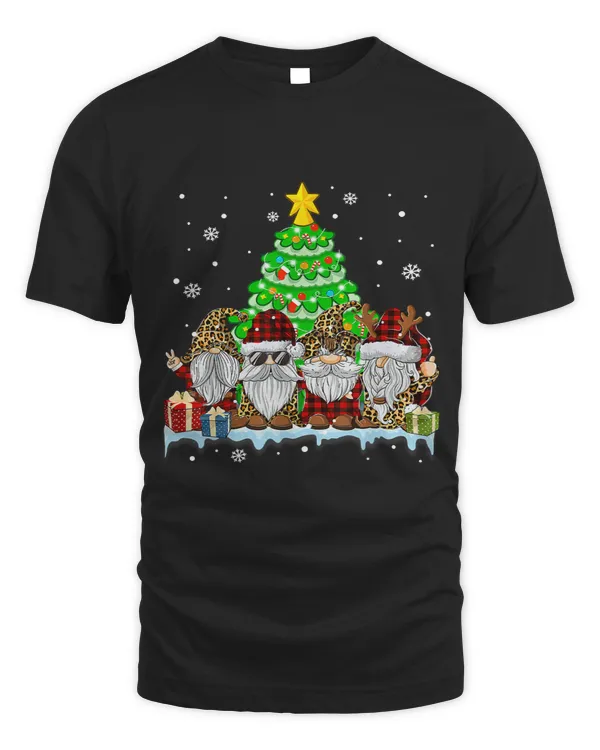 Gnomies Leopard Christmas Tree Gnomes Santa 61