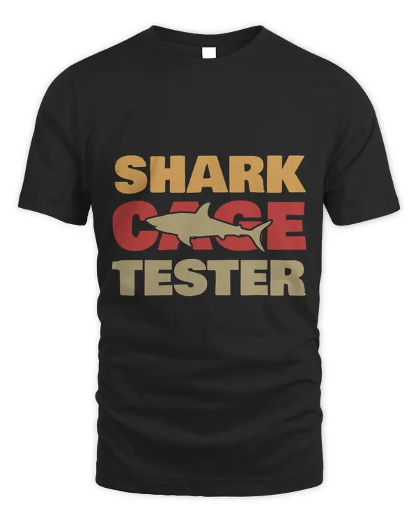 Shark Cage Tester Funny Shark Lover Ocean Wildlife 291