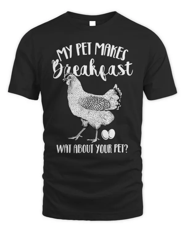 Chicken Chick My Pet Makes Breakfast any chicken lover 201 Rooster Hen
