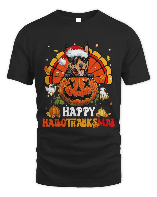 Dog Australian Kelpie Hallothanksmas Halloween Thanksgiving 213