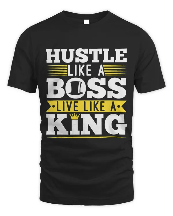 Hustle Like Boss Live Like King Entrepreneur Christmas Gift