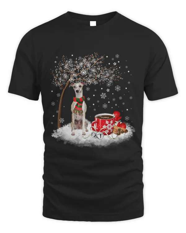 Whippet Dog In The Snow Christmas Winter Xmas Tree 127