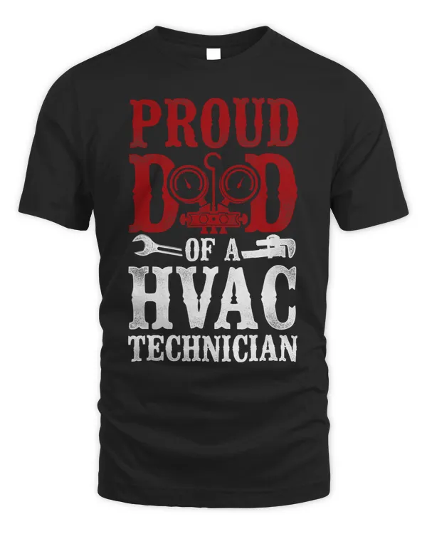 HVAC Technician Tech Dad Vintage Proud Dad Of A Hvac