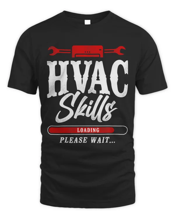 HVAC Technician Tech Vintage Hvac Skills Loading Please Wait