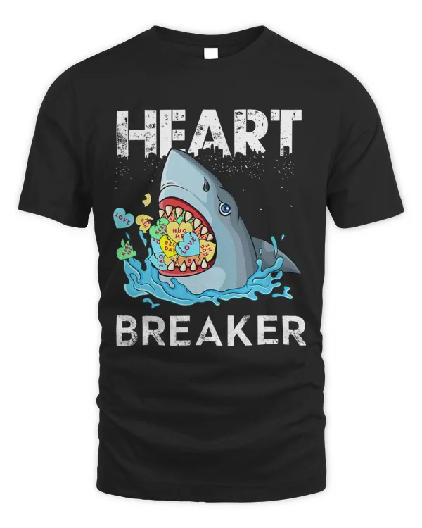 Heart Breaker Shark Shirt Valentine Shark Shirt Valentines