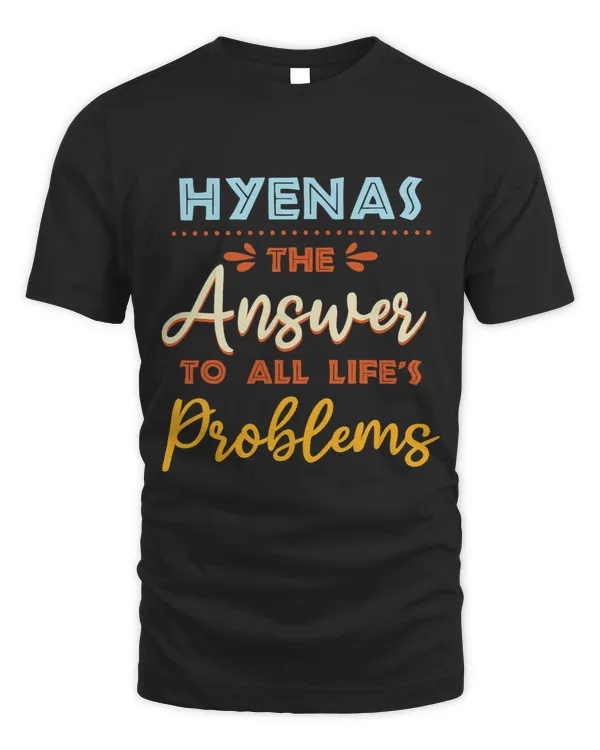 Hyenas Answer To All Problems Funny Animal Meme Humor
