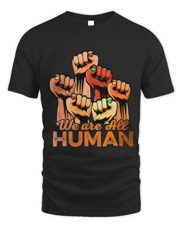 Hand Fist We Are All Human African Pride Black History Month