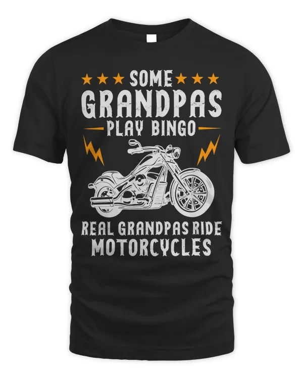 Some Grandpas Play Bingo Real Grandpas Ride Motorcycles Mens42