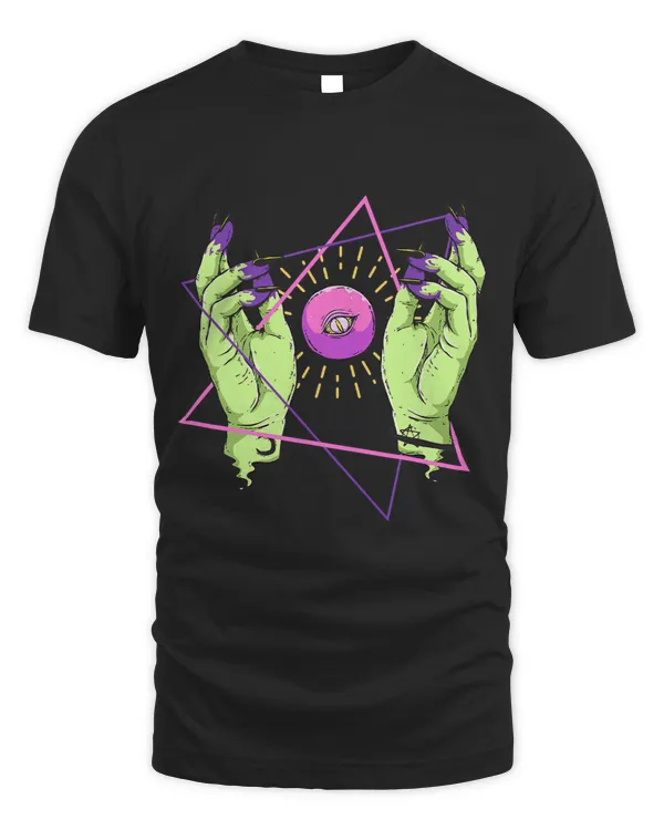 Witch Hands Sorcerer Goth Witchcraft Pentagram Emo Punk 531