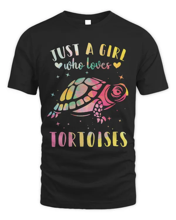 Just a Girl Who Loves Tortoises Watercolor Tortoise Women 216