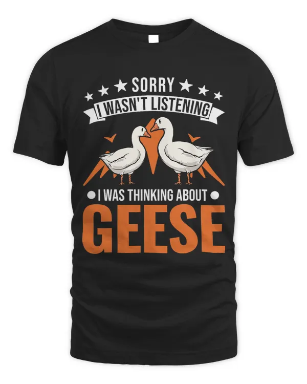 I wasnt listening I was thinking about Geese