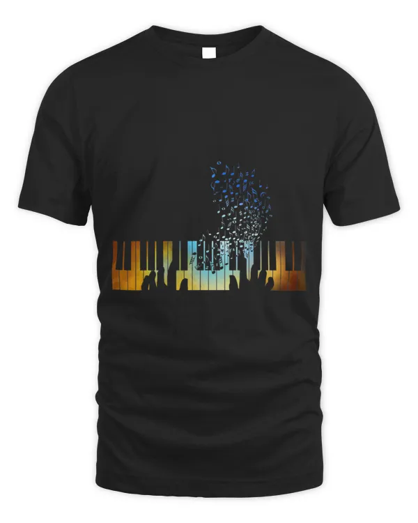 Keyboard Piano Shirt for Men Women Kids 300