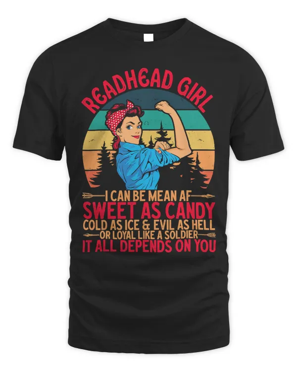 Vintage Redhead Girl Women Empowerment Awareness Lifestyle 214