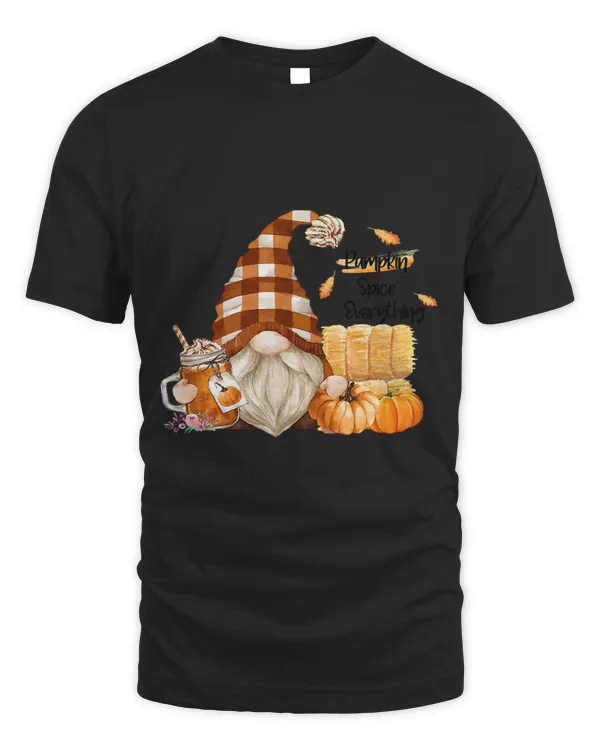 Fall Plaid Gnome Pumpkin Spice Everything Cute Gnome 284