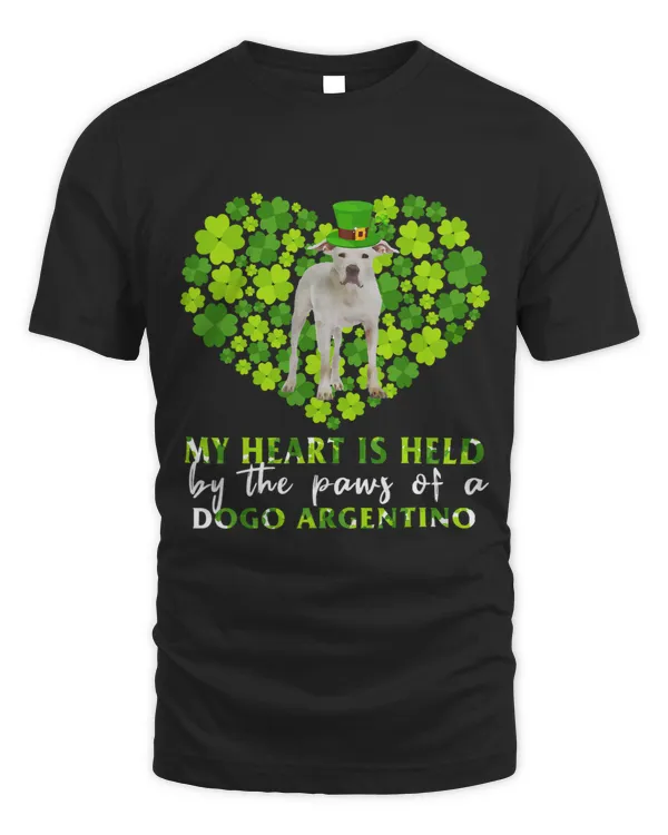 My Heart Is Held By The Paws Of A Dogo Argentino Shirt