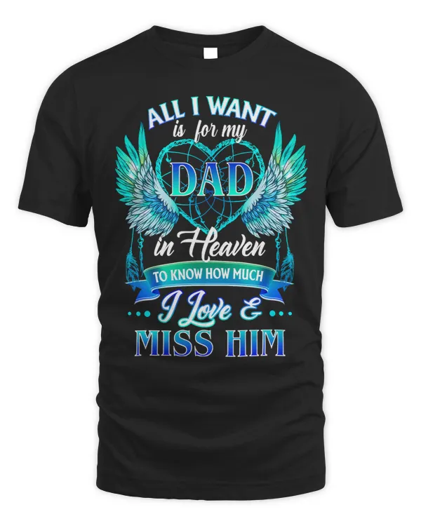 Father Grandpa All I Want Is For My Dad In Heaven 99 Family Dad
