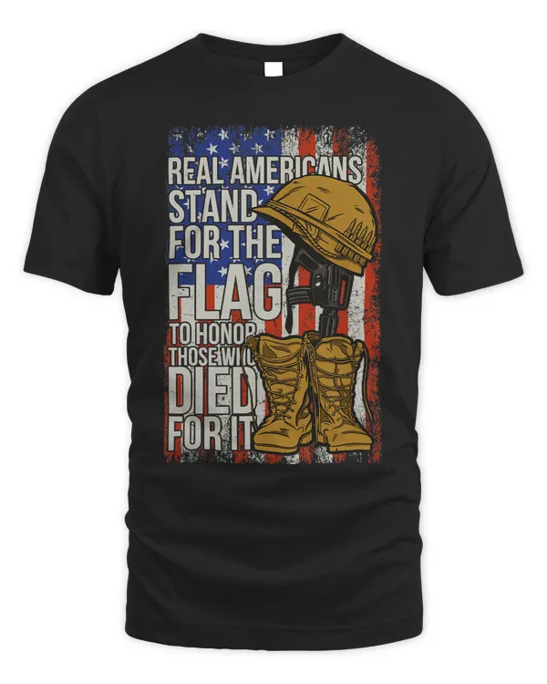 Americans Stand for the flag to hornor those who died for it 141