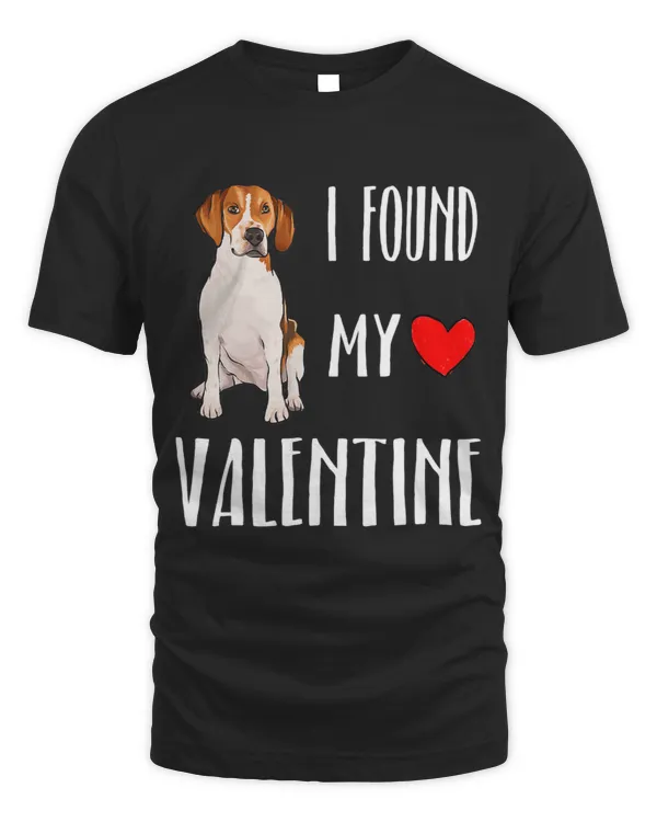 I Found My Valentine Day Harrier Dog Lover Gift