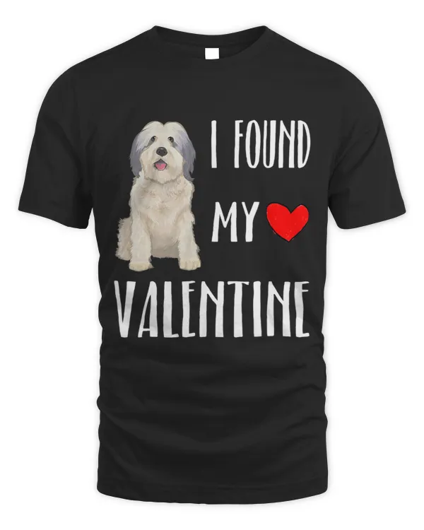 I Found My Valentine Day Polish Lowland Sheepdog Dog Lover