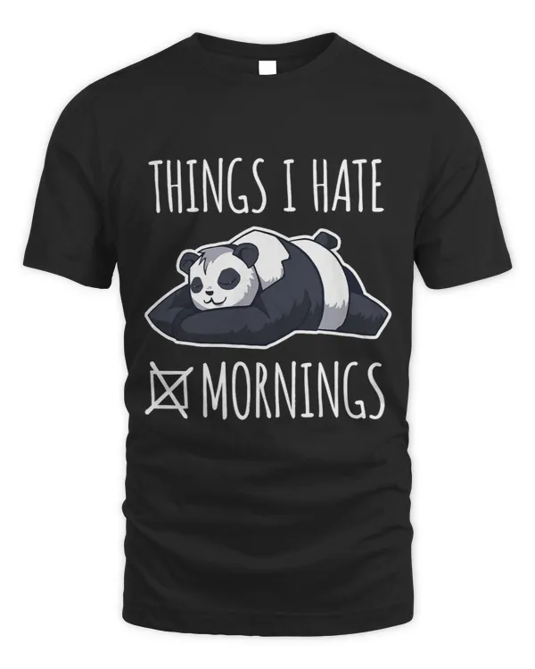 Panda Bear I Hate Mornings Panda