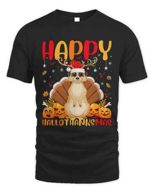 Funny Meerkat Animal Lover Happy Meerkat HelloThanksMas