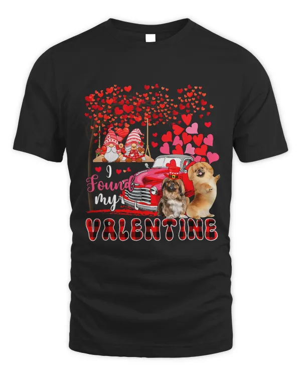 I Found Valentine Two Cute Pekingeses Couple Gnomes Pickup