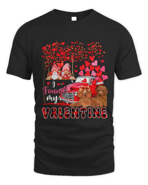 I Found Valentine Two Cute Poodles Couple Gnomes Pickup 1