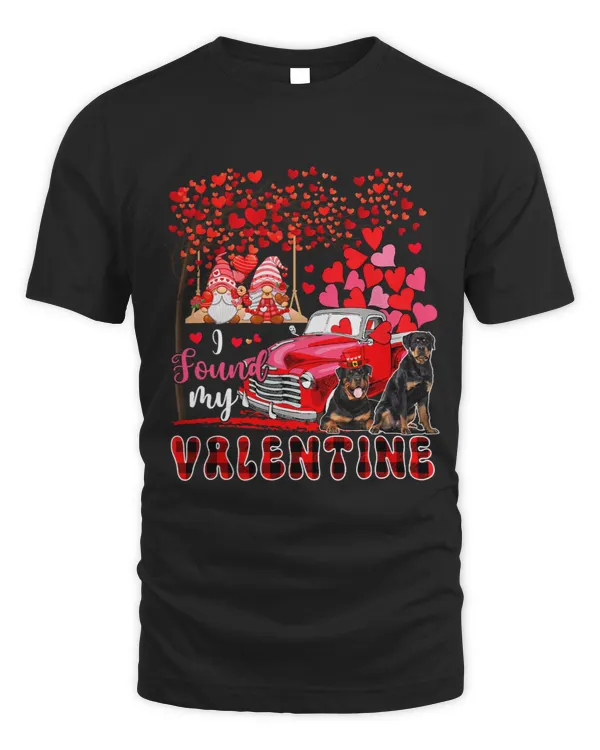 I Found Valentine Two Cute Rottweilers Couple Gnomes Pickup