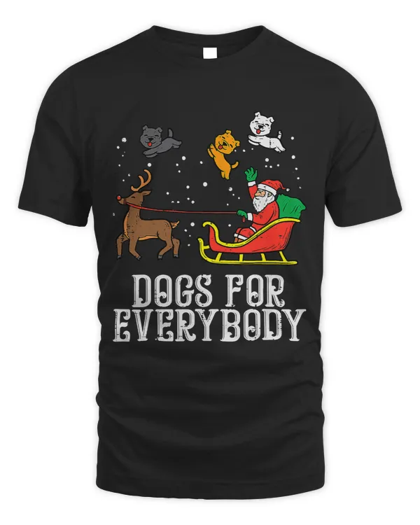 Dogs For Everybody Santa Funny Christmas PJs Xmas Pajamas199