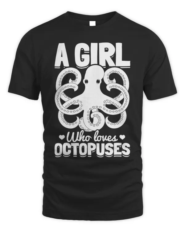 Kraken Octopus Lover A Girl Who Loves Octopuses