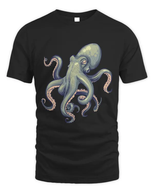 Kraken Octopus Shirt Kraken Cool Octopus Design