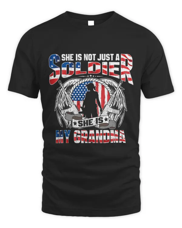 My Grandma Is A Soldier Proud Army Granddaughter Grandson