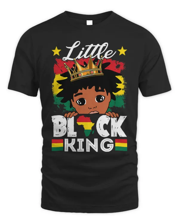 Little Black King BHM BLM Pride Little Melanin Boy Boys Kids