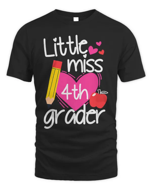 Little Miss 4th Grade First Day Of Hello 4th Grade Girls
