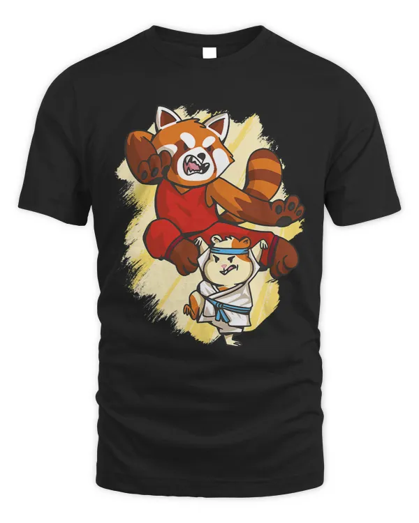 Karate Hamster and Panda Funny Karate Martial Arts